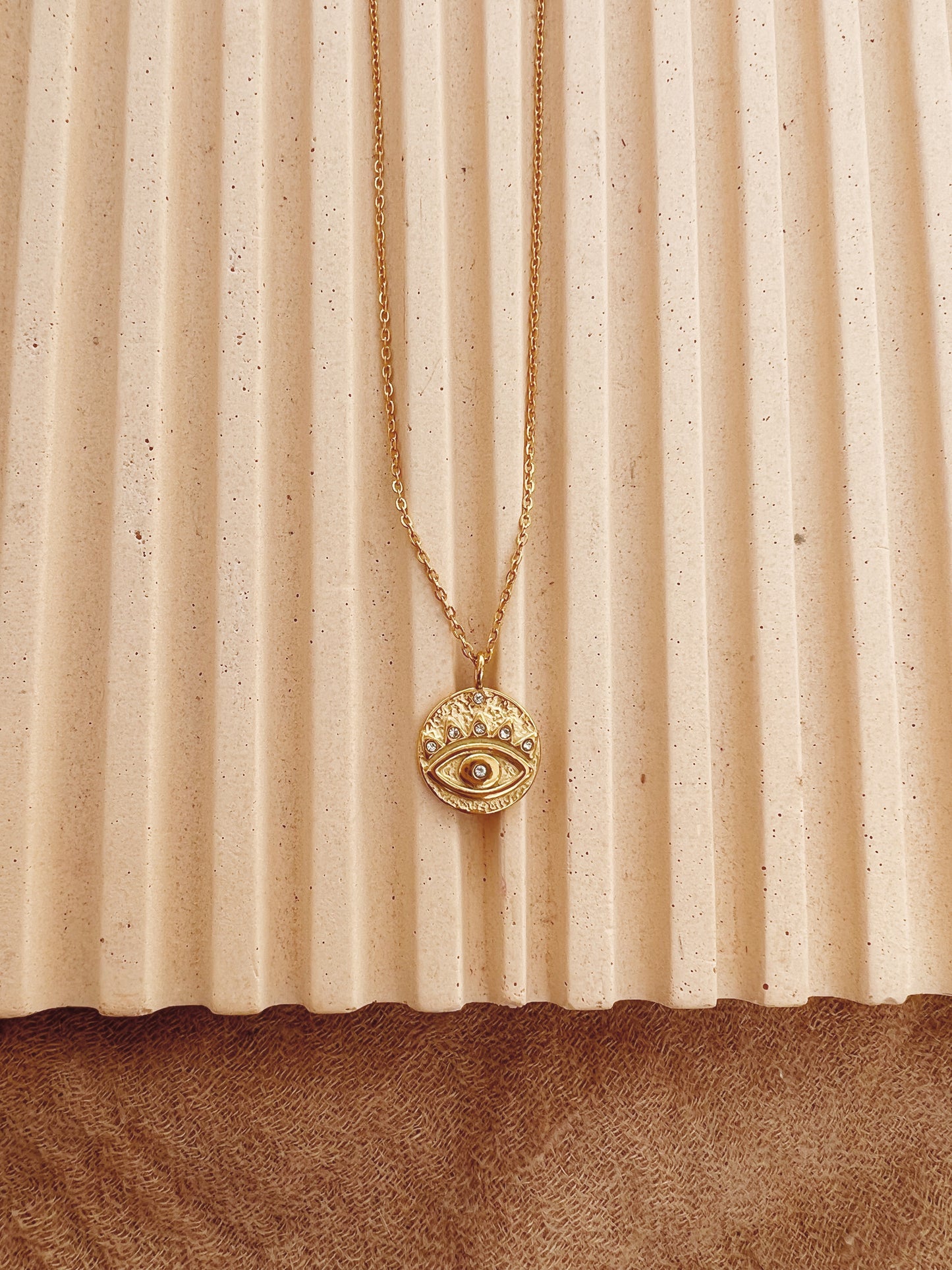 Evil Eye CZ Necklace