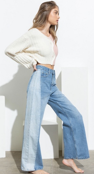 Contrast Jeans