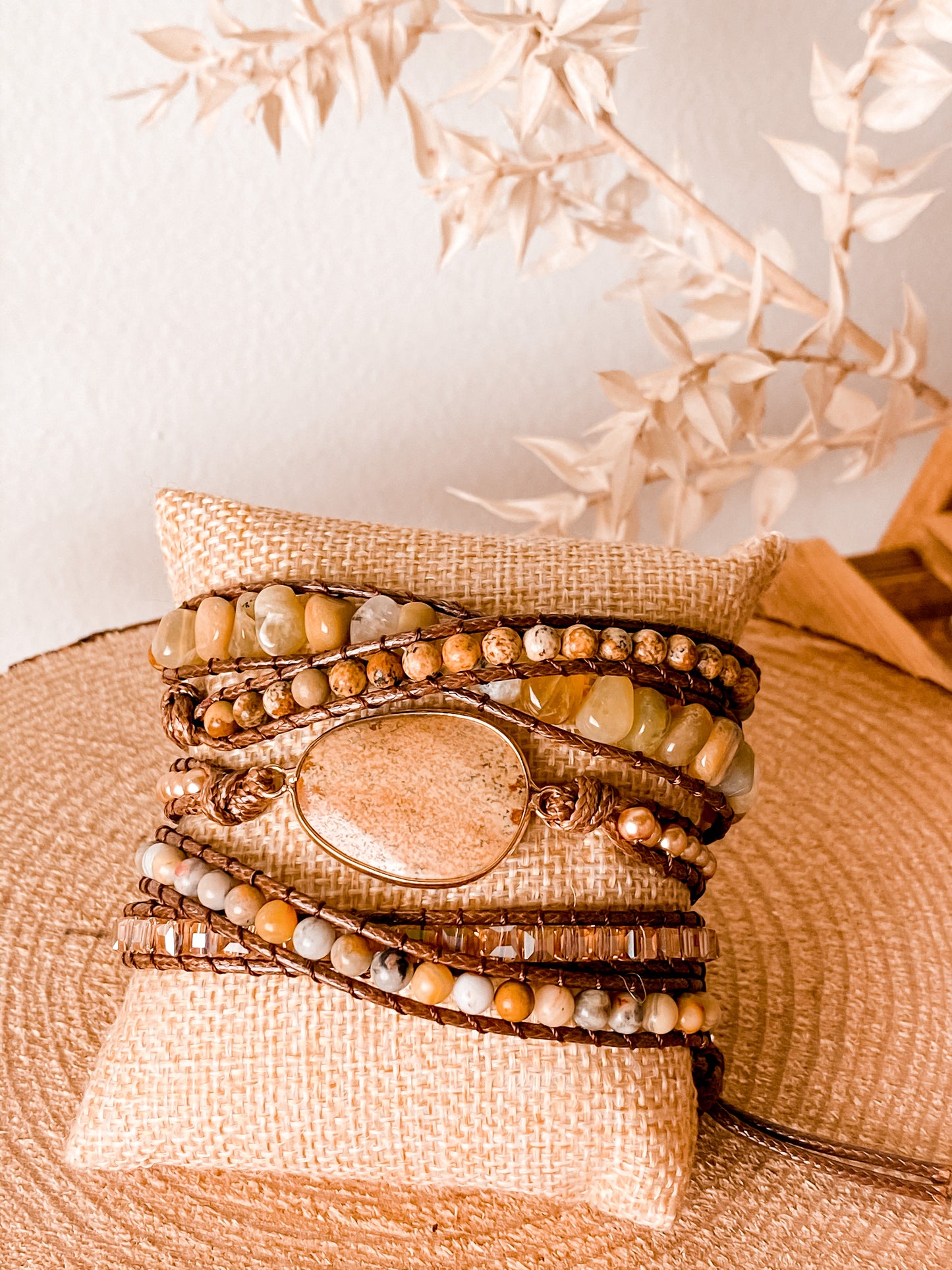 Stone Wrap Bracelet