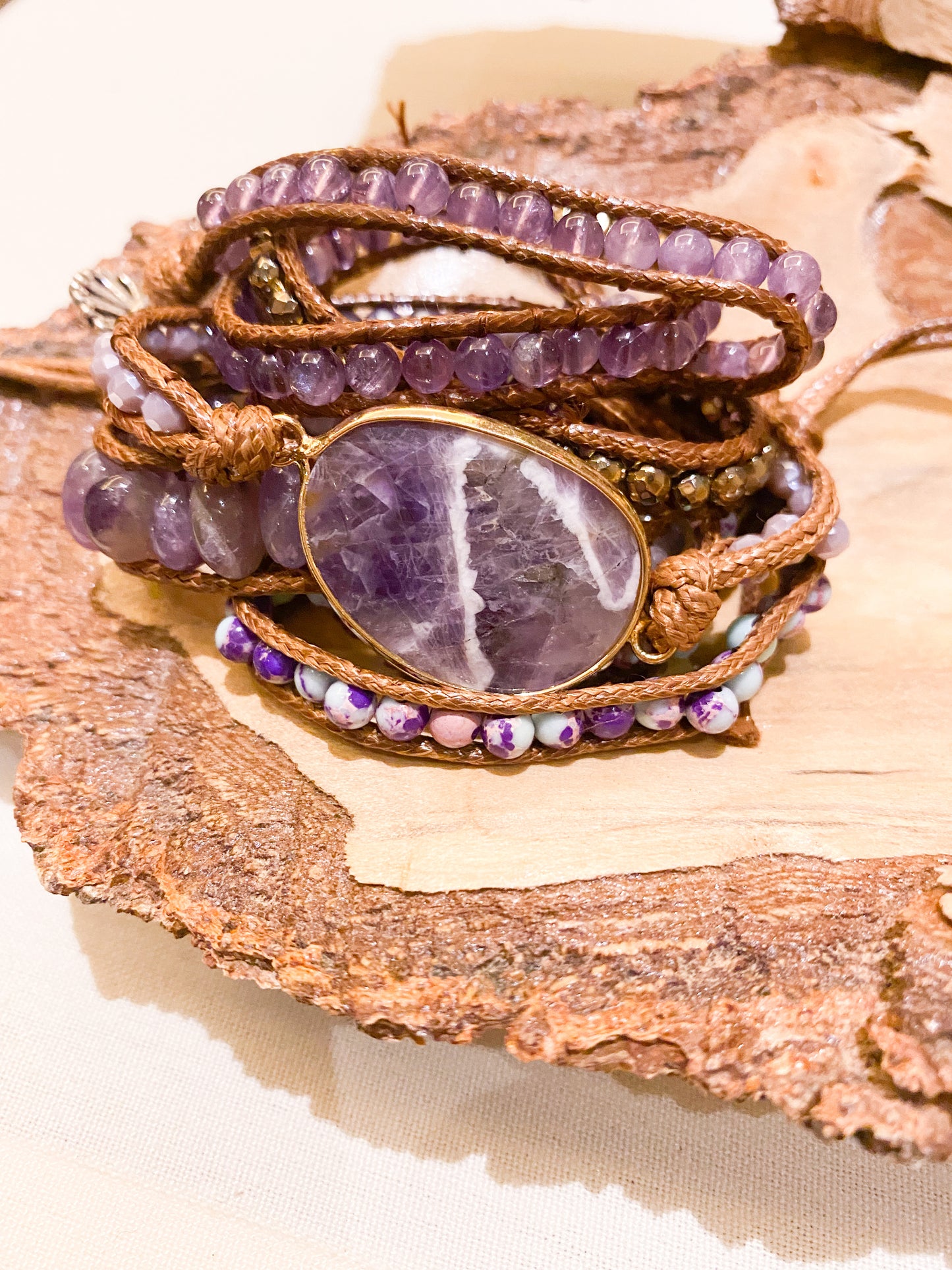 Stone Wrap Bracelet