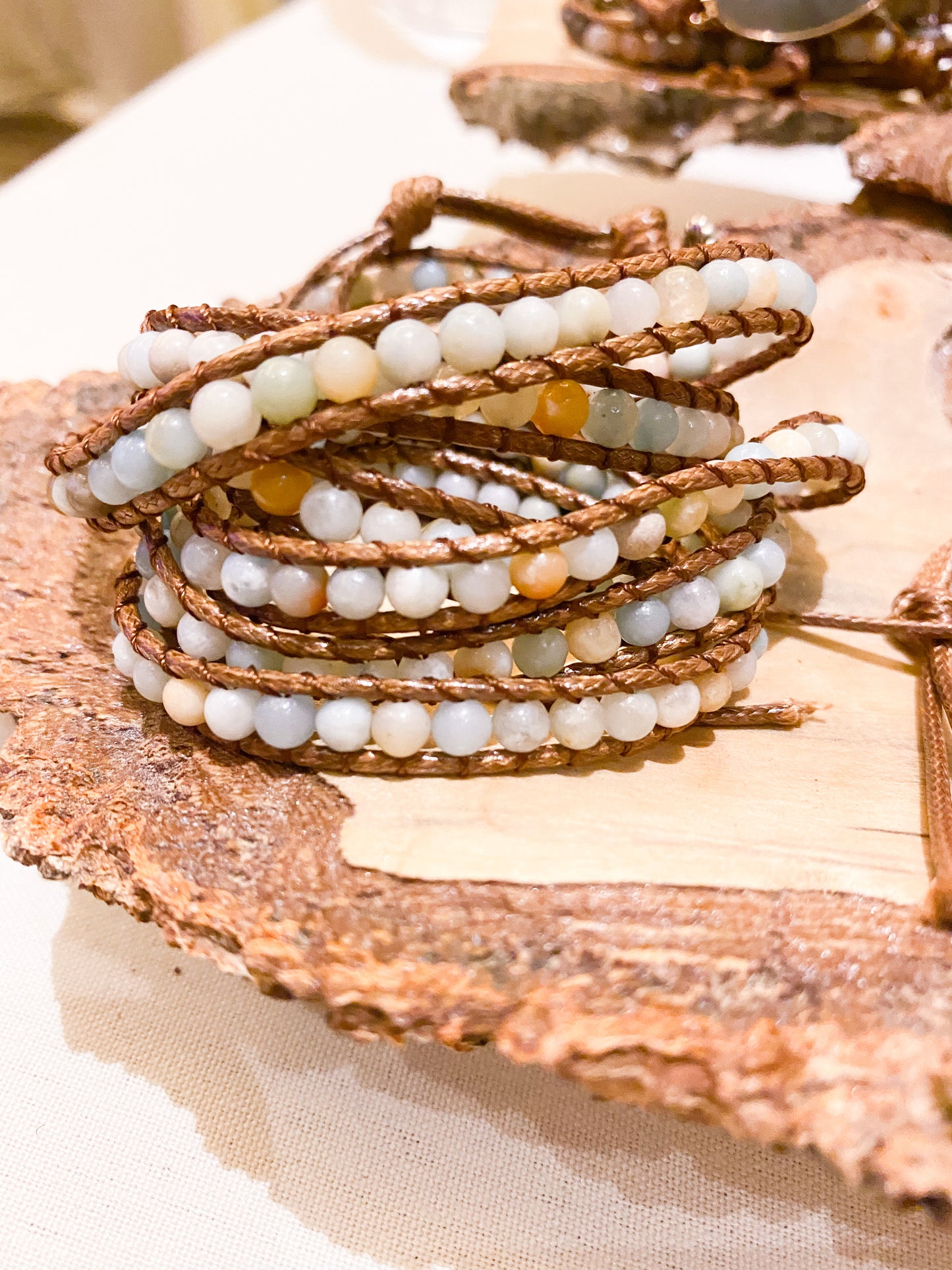 Stone Wrap Bracelet