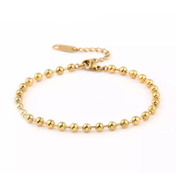 Golden Beaded Bracelets