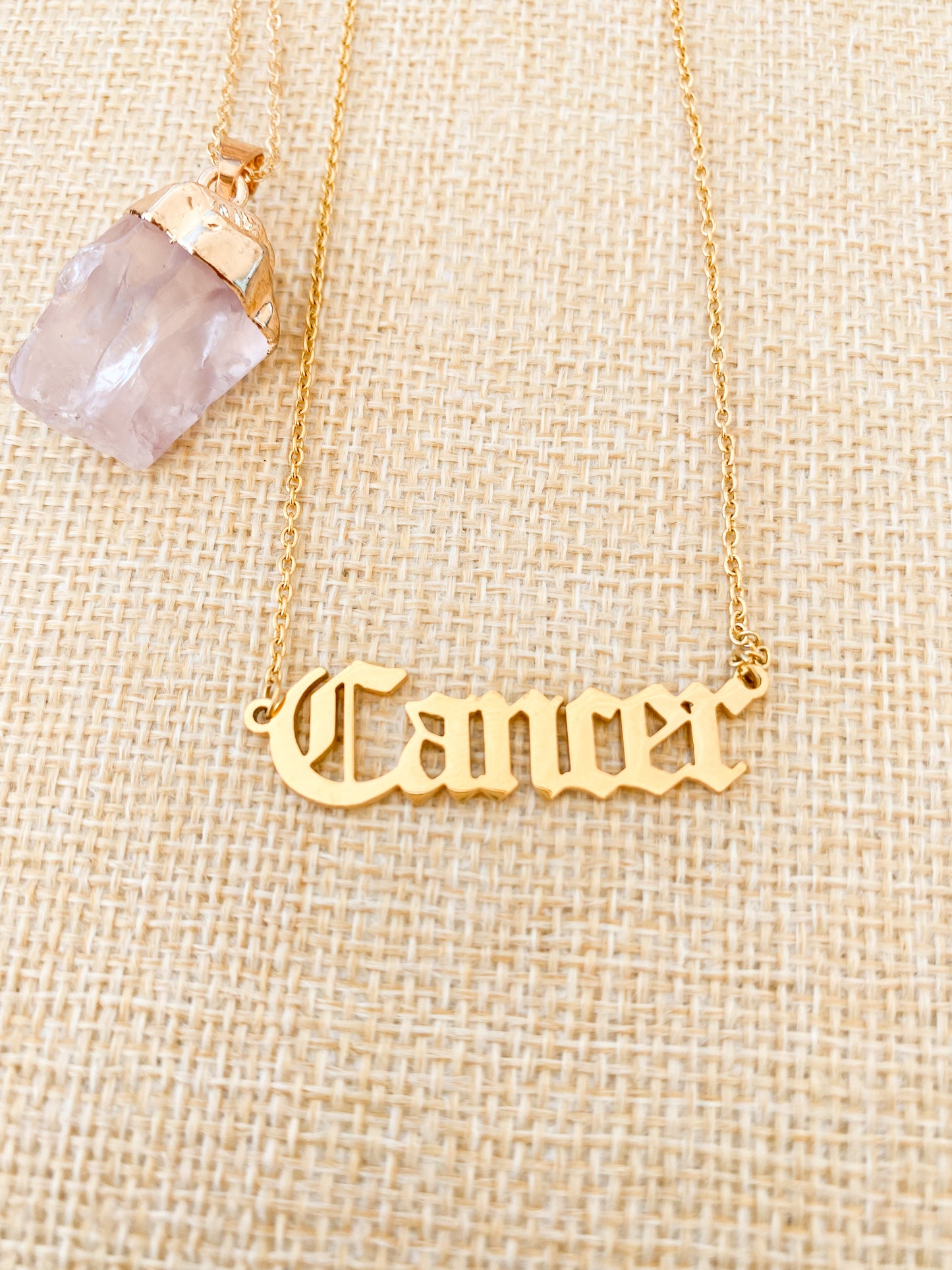 Zodiac Word Necklaces