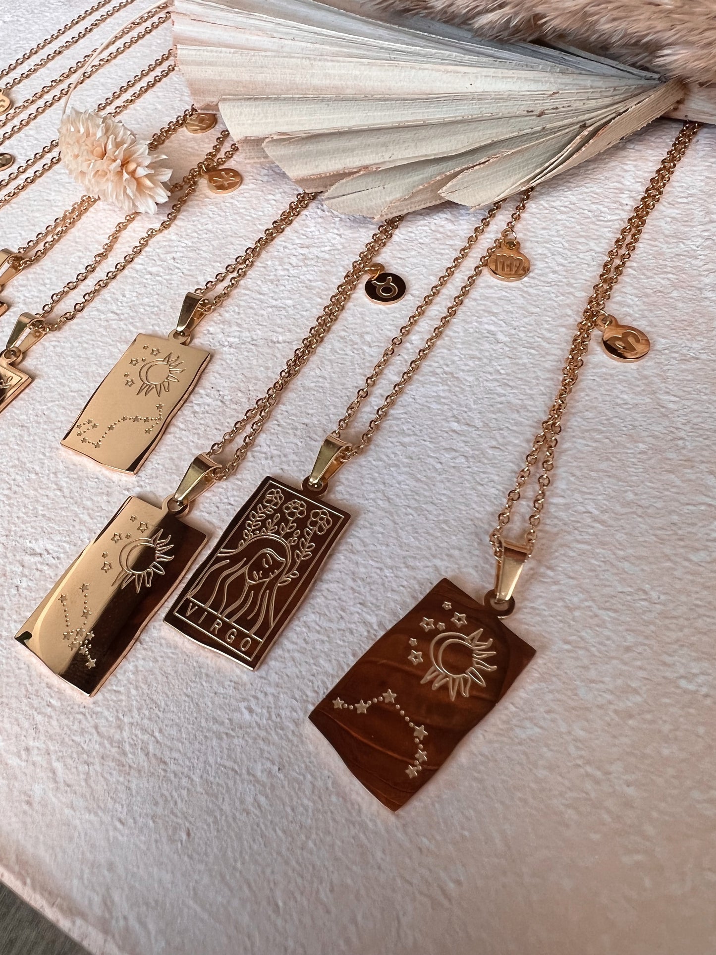 Zodiac Medallion Necklaces