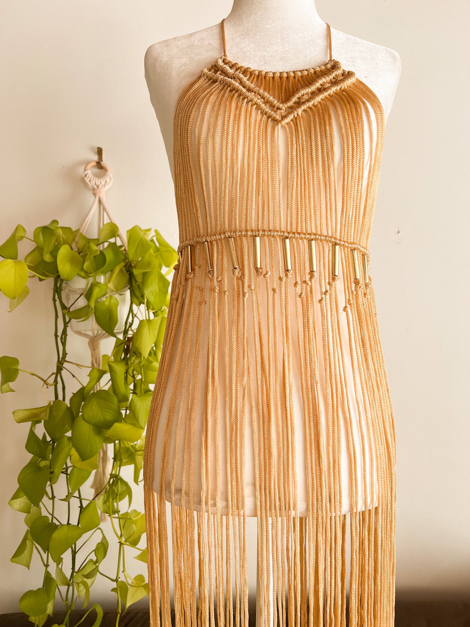 Goldie Macrame Dress