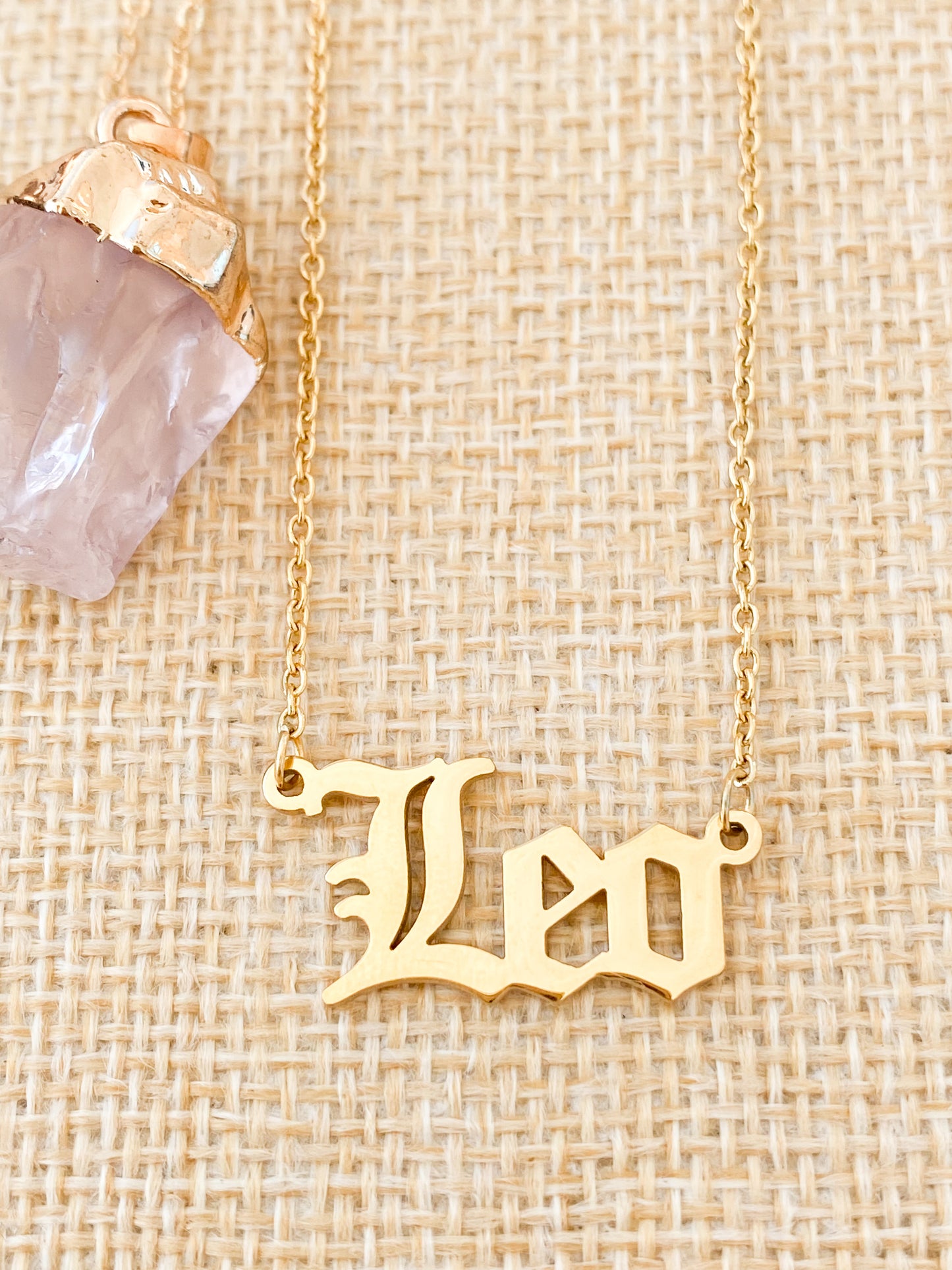 Zodiac Word Necklaces