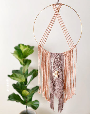 Ring Feather Wall Hanging